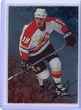 1998-99 In the Game Marty McInnis Be a Player Auto Calgary Flames