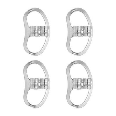Earring Backs Support Lifter with Butterfly Locking(Silver Tone, Pack of 4)