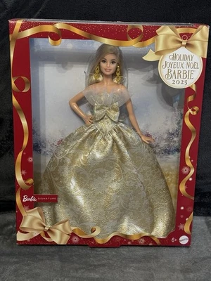 Poupée coffret Mattel " Barbie Signature " Noël 2025 - Cheveux Blonds - Blonde - Photo 1/4