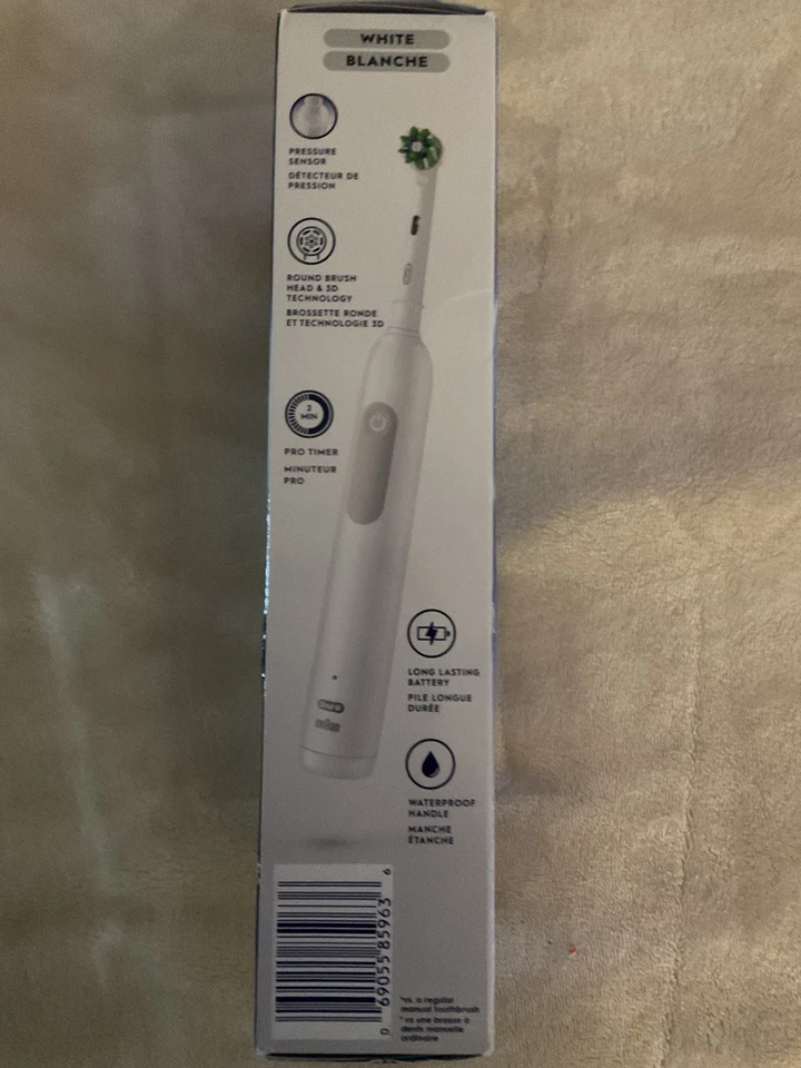 Новый и запечатанный! Oral-B Pro 1000 глубокой очистки действие аккумуляторная зубная щетка новый в коробке! - Изображение 2 из 3