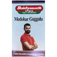 Pack of 2x 120T Baidyanath Medohar Guggulu Total 240 Tablets Weight Managemen...