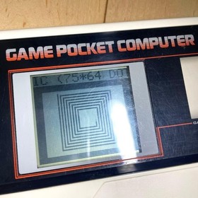 Epoch Game Pocket Computer Console Mahjong Cassette Vintage Used Japan Tested