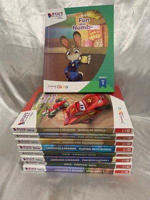 BYJU s Disney Magic Workbooks Grade 1 - Powered by OSMO - Lot of 9 Workbooks