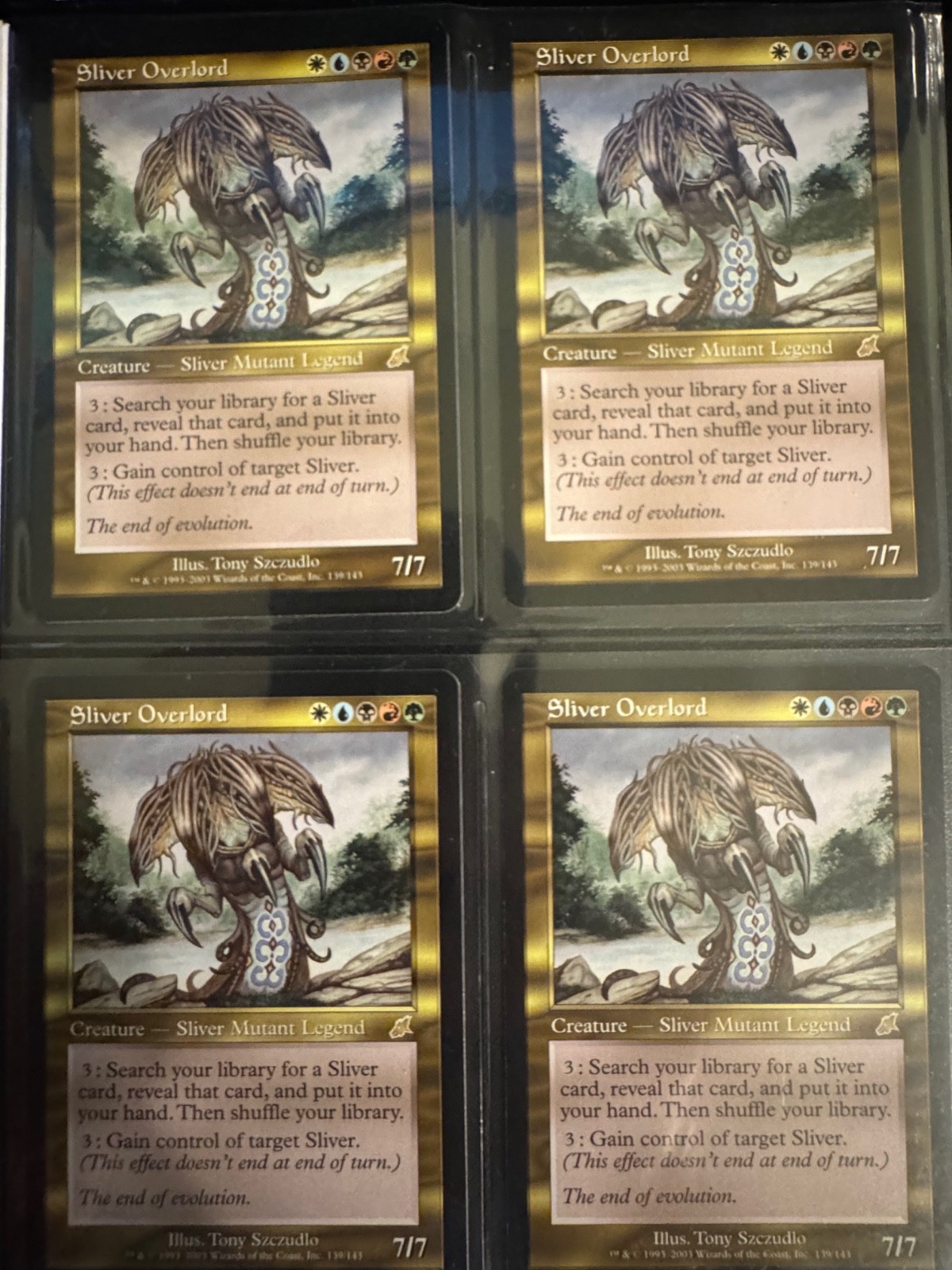 MTG Sliver Overlord - Scourge - Lightly Played - Magic the Gathering Legendary S