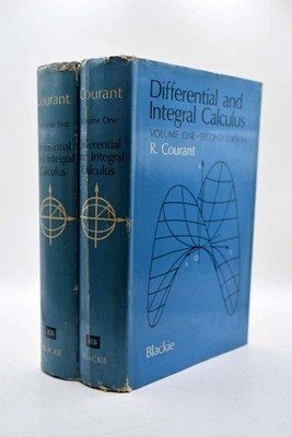 Differential and Integral Calculus, Two Volumes, R. Courant, Very Good Book