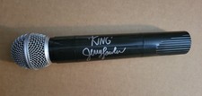 Jerry The King Lawler signed microphone The Voice of the WWF JSA coa