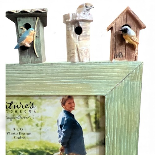 Marjolein Bastin Punze Naturen Skizzenbuch Vogelhäuser Fotorahmen 4x6 Resin - Bild 3 von 9
