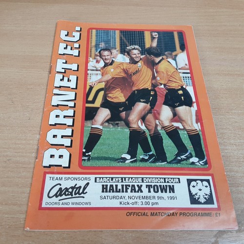 Barnet v Halifax Town (D3) 11/09/1991