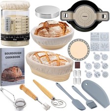Sourdough Starter Kit,Sourdough Bread Baking Supplies,40oz Sourdough Starter