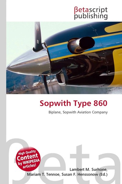 Lambert M. Surhone (U. A.) | Sopwith Type 860 | Taschenbuch | Englisch (2026)-image
