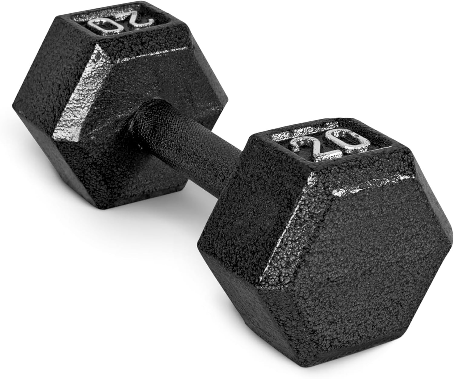 Pro TSA Hex 10 Pound Home Gym Iron Free Weight Single Dumbbell, Black (1)
