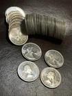 1964 Canadian 80% Silver Quarter roll of 40 (6 Troy Oz.) UNC - Nice!