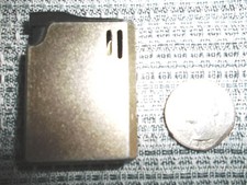 Vintage Firebird by Colibri Lighter Brushed Metal Satin Gold Steel Finish Nice