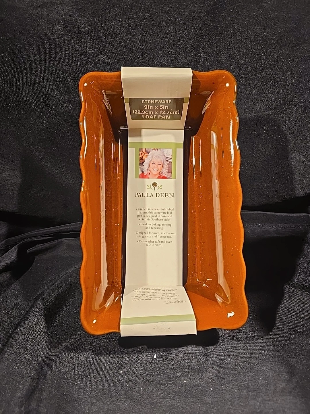 Paula Deen 9"x5" Retangular Baker-Coffee Stoneware Loaf Pan 53002-C NEW In Box!!
Opens in a new wind