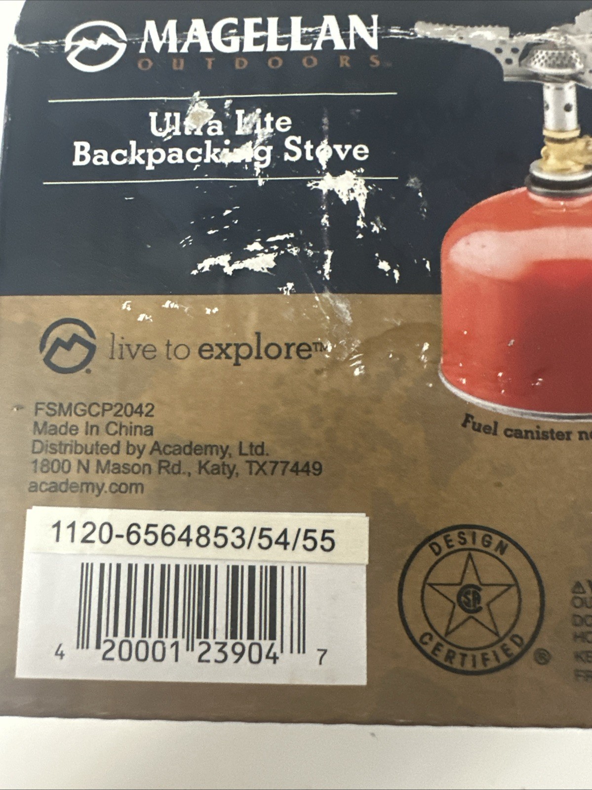 Backpacking Ultra Lightweight Stove Magellan Outdoors New Open Box