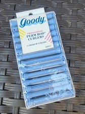 Perm Rods Hair Rollers Medium Blue 14 Count New Goody 24317 Sealed Permanent