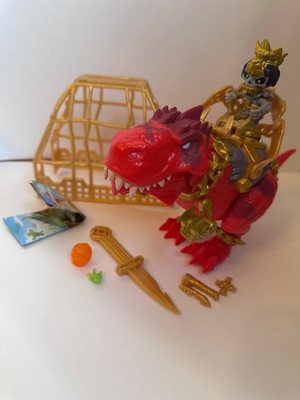 Moose Treasure X Dino Gold T-Rex Dinosaur With Figure Dissection Toy