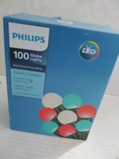 Philips 100 LED Globe Lights Red, Green, Pure...