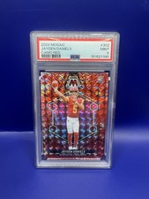 2024 Panini Mosaic - Rookies Jayden Daniels #302 Red Camo Mosaic Prizm (RC)