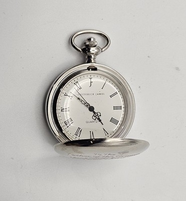 ''Frederick James Quartz Pocket Watch - Father of the Groom Engraving- Working Co