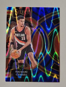 Toumani Camara 2023-24 Select Premier #115 Rookie Tectonic Blue RC 27/99 Blazers