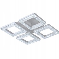 Deckenleuchte, GlamouröSer HäNgeleuchter, Led-Plateau-Kronleuchter + Fernbedienu