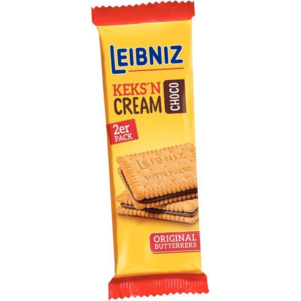 Leibniz Galletas Cream Choco Galleta Con Chocolate Paquete De Snack 2 Piezas 38g