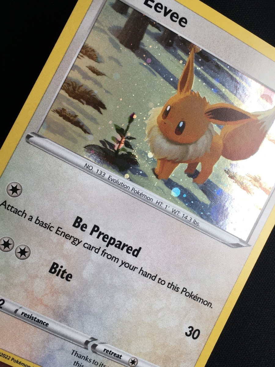 Pokémon TCG Eevee SWSH190 Black Star Promo Cosmos Holo Chest SWIRL