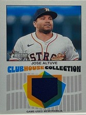 2026 Topps Heritage Clubhouse Collection Relics#CCR-JA Jose Altuve Patch