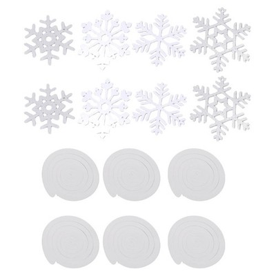 Christmas Snowflake Hanging Swirl Decorations Winter Party Wonderland