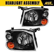 For Nissan For Frontier 2001-2004 Headlights Assembly Black Housing Leftright