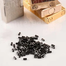 100pcs soft black flint stones high spark fire ignition For S.T Dupont lighters