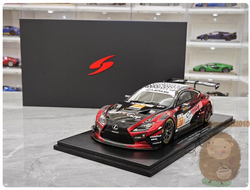 Spark 1:18 2024 Le Mans Lexus RC F GT3 Racing Car Model Resin