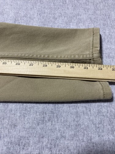 Levis 512 Jeans Mens Tag 34x34 Actual 36x32 Brown Slim Taper Casual Chore West - Picture 10 of 14