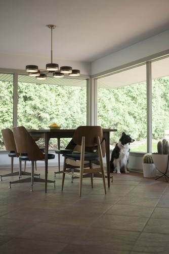 Madison 7-Light Chandelier in Mid-Century Modern and Drum Style 20.25 Inches - Picture 3 of 6