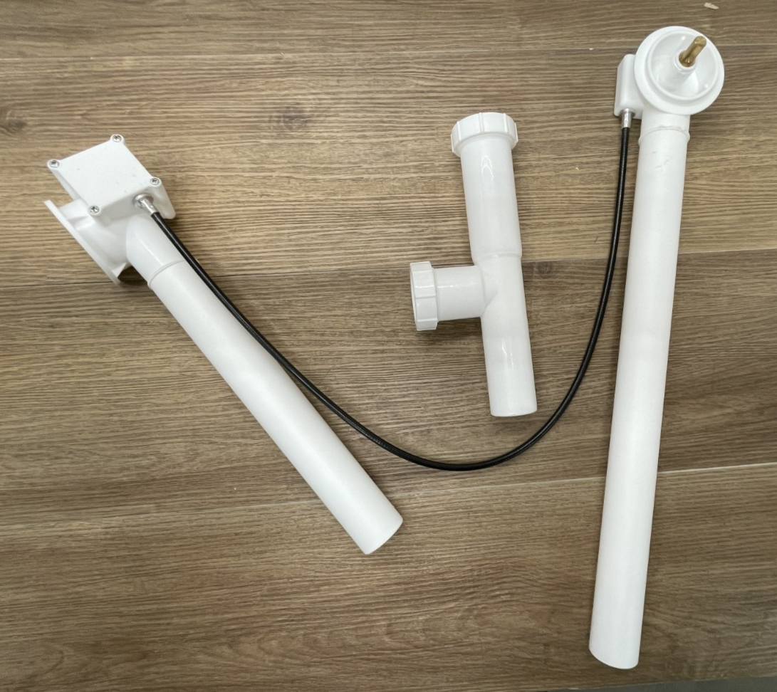 Jacuzzi HP55826 Universal Rotary/Cable Drain Kit - Brushed Nickel