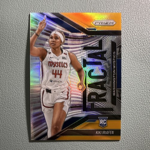 Kiki Iriafen [Gold] #12 2025 Panini Prizm WNBA Fractal card