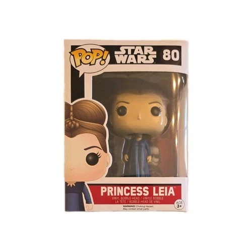 Funko Pop Star Wars Princess Leia #80  Vaulted *minimal Damage