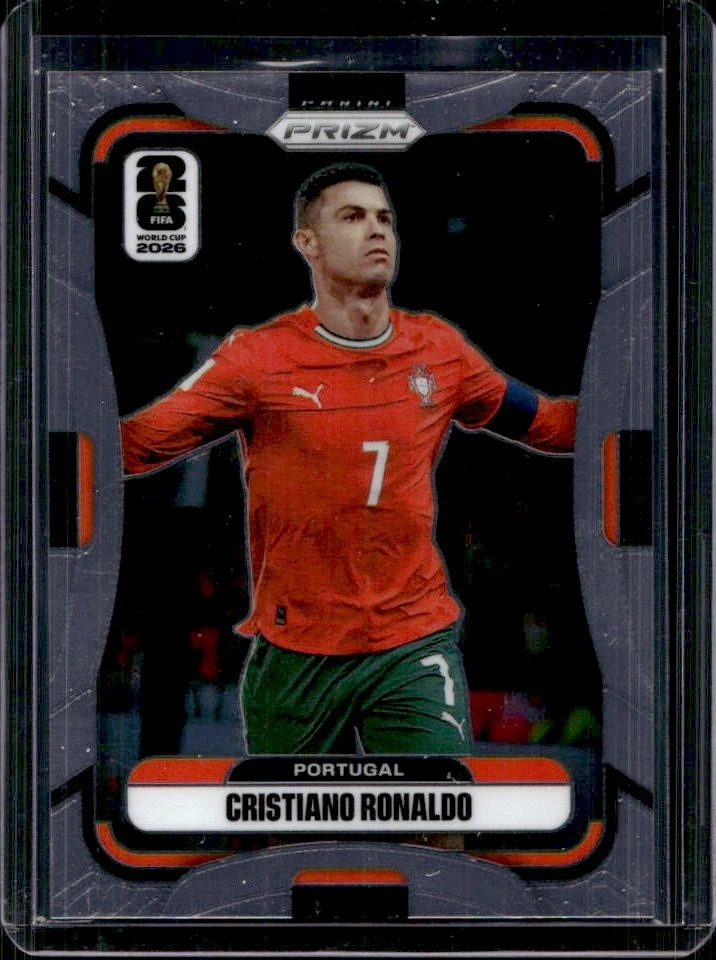 25+ Panini Cristiano Ronaldo Soccer Sports Trading Card Singles