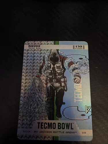 Bo Jackson Battle Arena Tecmo Bowl - Bayou Endzone Ice Foil Ja’Marr Chase