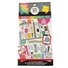 Me & My Big Ideas: Rainbow - 720 stickers - Create 365 Happy Planner (2016)