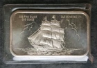 1oz Silver Old Ironsides Bar in a Plastic Envelope