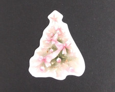 Pink Decorated Christmas Tree Sticker 2.18" x 1.75" AU 