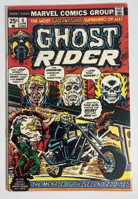 Ghost Rider #6 (1974) - Bronze-Age Horror - ''Superhero From The Crypt''