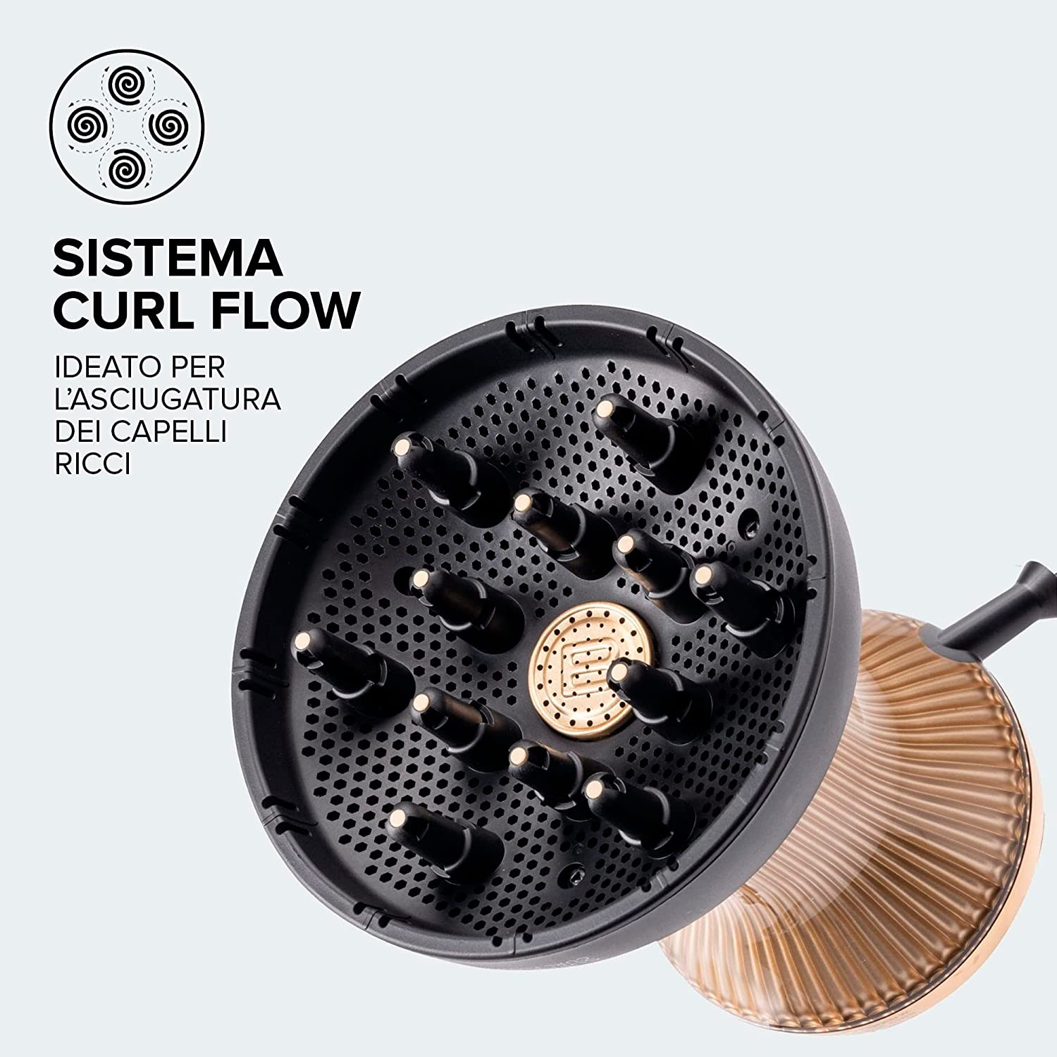 Diffusore Imetec Diffon Supreme: Cura e Definizione per Capelli Ricci - 4