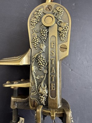 Rogar Estate Table Top Wine Bottle Opener with Wooden Handle.  Richmond, VA