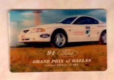 CASH-CARD INTERNATIONAL Ford Grand Prix of Dallas ( 1994 ) Lenticular Phone Card
