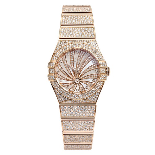 Omega Constellation 123.55.27.60.55.009 Diamond 27.0mm White D...