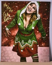 Leva Bates - Blue Pants - Signed Autographed 8x10 Photo - WWE AEW Wrestling