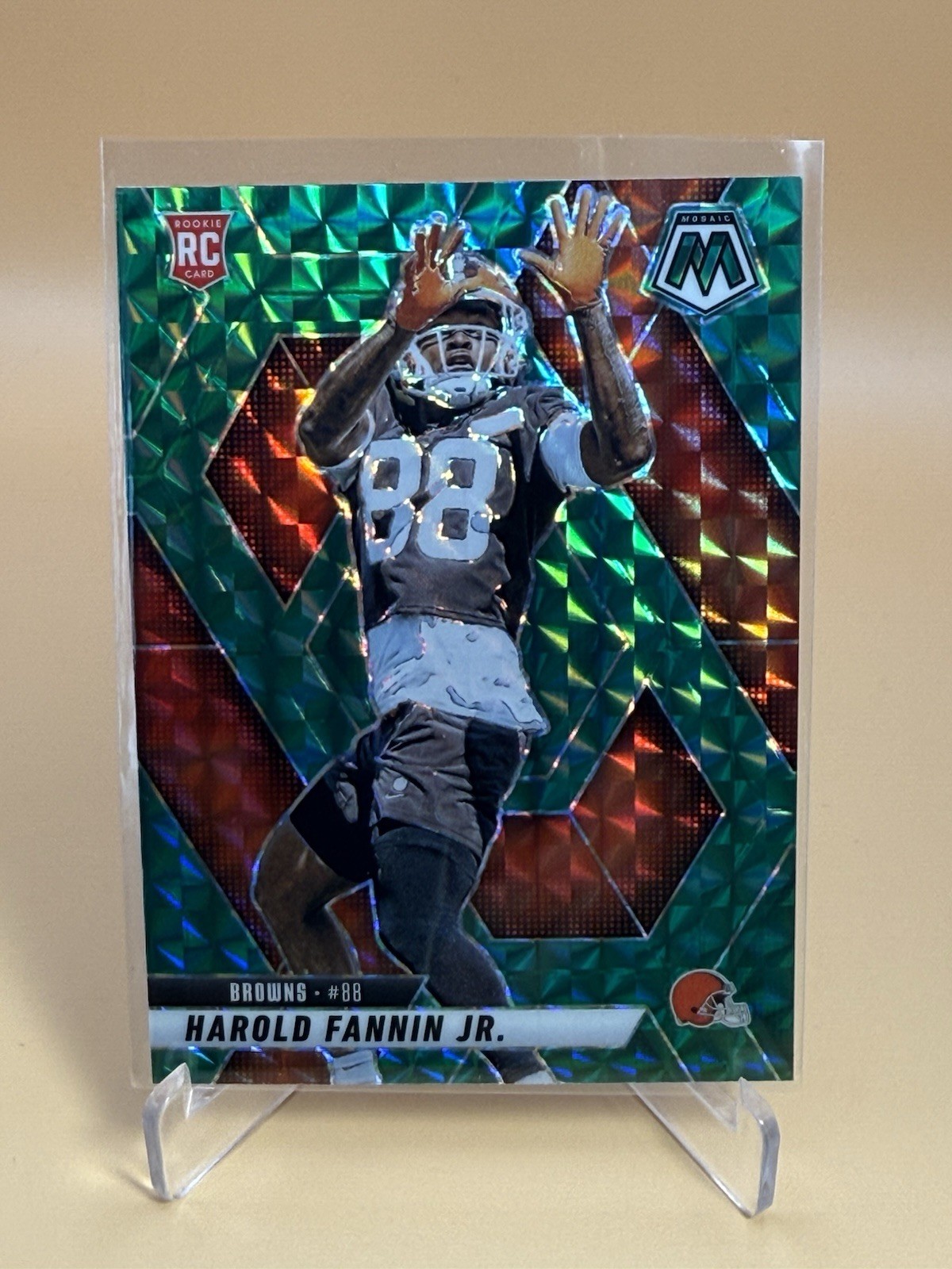 2025 Mosaic Harold Fannin Jr. Mosaic Green RC #384 Browns